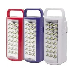 Ліхтар світлодіодний акумуляторний переносний Almina LED 220V фонарик з функцією Power Bank