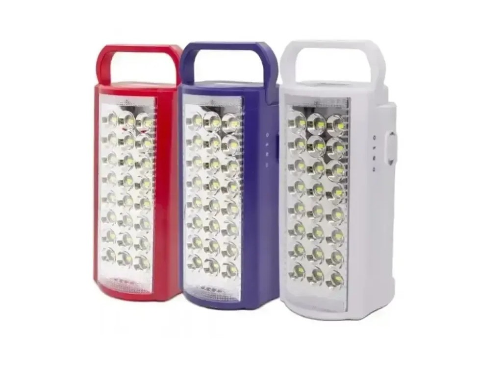 Ліхтар світлодіодний акумуляторний переносний Almina LED 220V фонарик з функцією Power Bank
