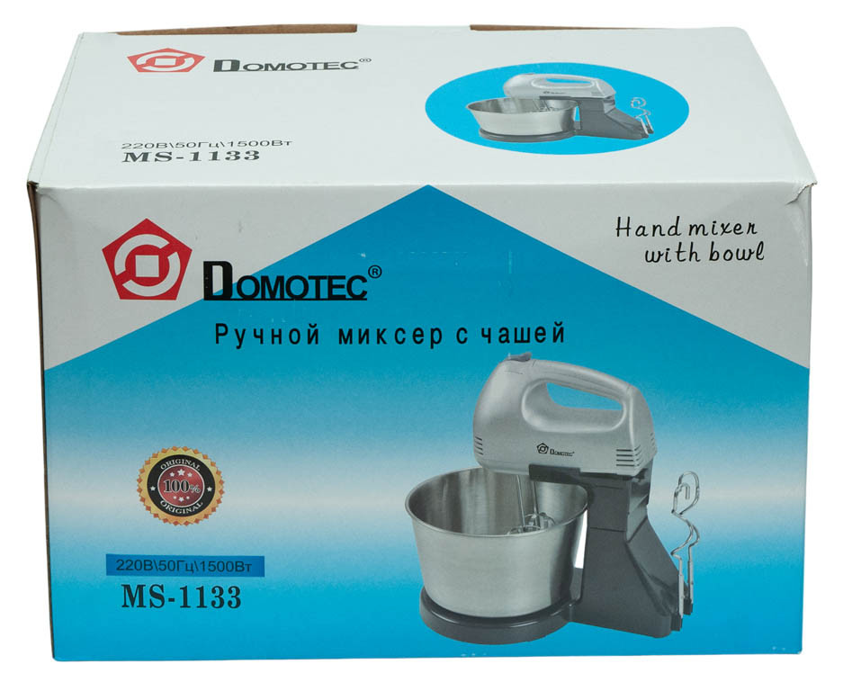 Міксер DOMOTEC MS-1133 з чашею/метал - Зображення 2