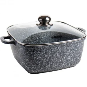 Казан з кришкою і мармуровим покриттям Benson BN-362 5,1 л 24 см