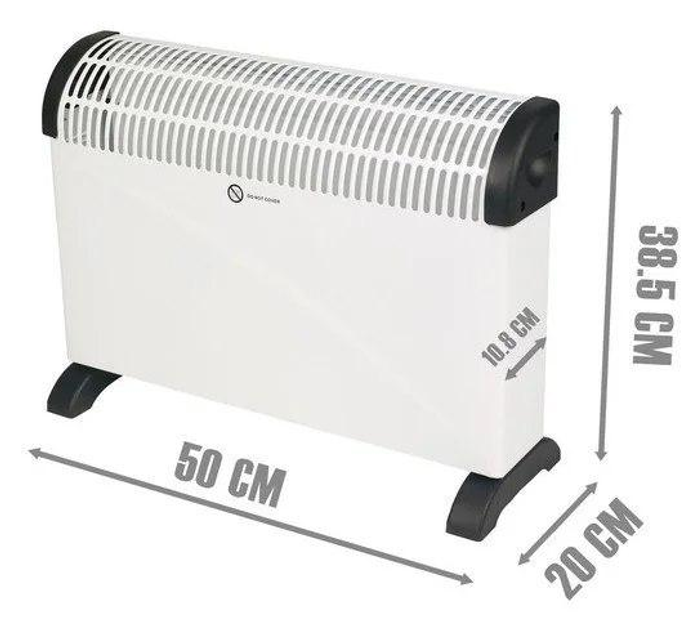 Конвектор 1500W BOBBYTEC-CH-Y02S - Зображення 2