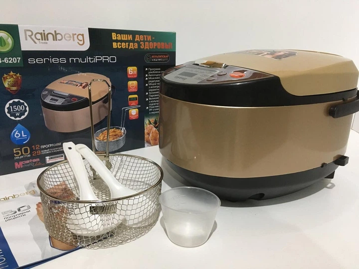 Мультиварка Rainberg RВ-6207 з фритюрницею