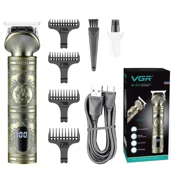 Тример для стрижки з LED-дисплеєм VGR V-962