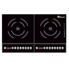 Плита індукційна Domotec MS-5862 2кф., 4000Вт. (Чорний)